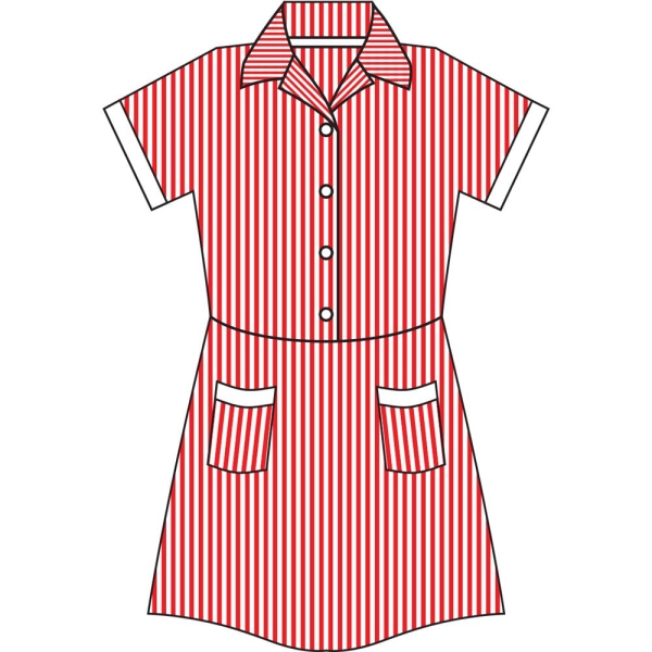Red Striped Summer Dress