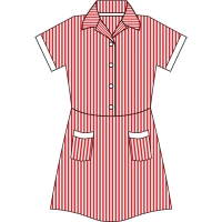 Red Striped Summer Dress