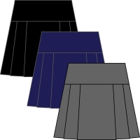 Junior Half Pleat Skirt