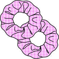 Gingham Summer Hair Scrunchies