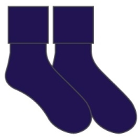 First Place Nurseries - Navy Ankle Socks (5 Pack)