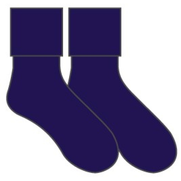 First Place Nurseries - Navy Ankle Socks (5 Pack)
