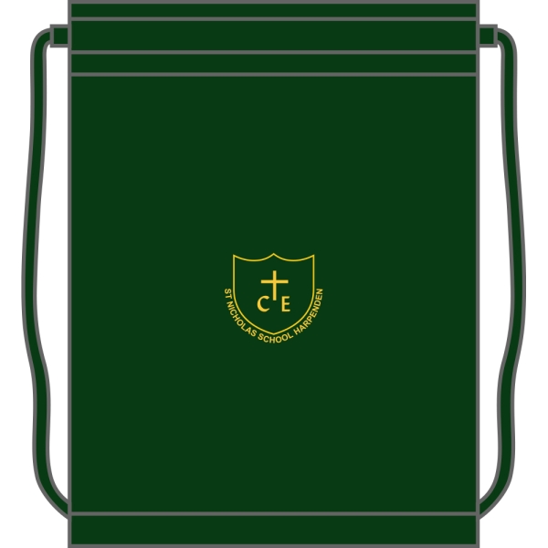 St Nicholas CE VA Primary School Harpenden - Drawstring PE Bag