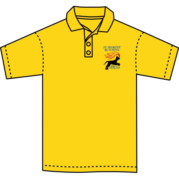 St Dominic Catholic Primary School - Gold Polo Shirt