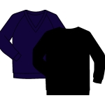 Knitted V-Neck Jumper