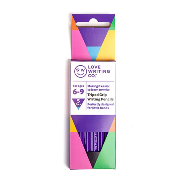 Love Writing Co Tripod Grip Pencils: Ages 6-9