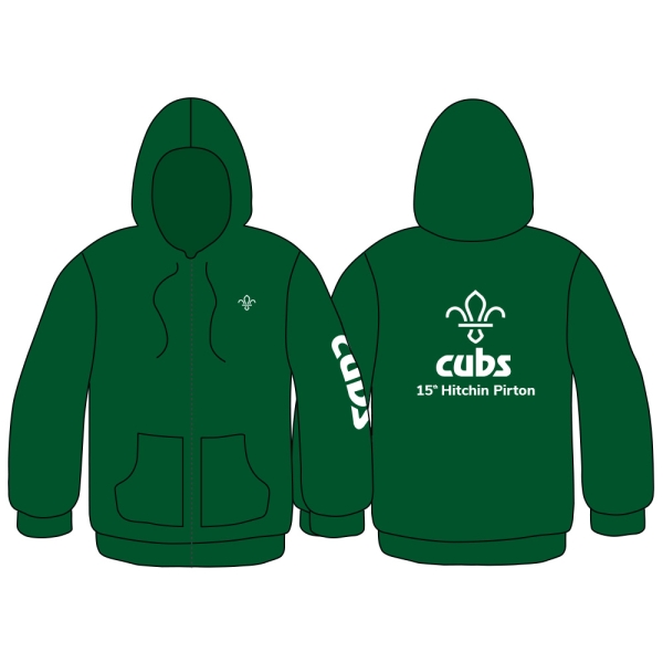 15th Hitchin Pirton Scouts - Cubs Learders Zip-Up
