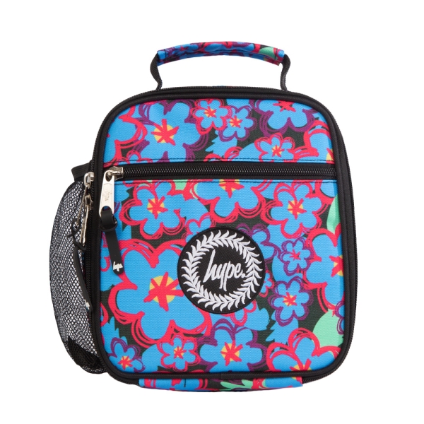 Hype Blue Flowers Lunch Bag