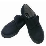Black Velcro Plimsolls