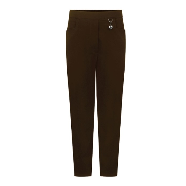 GIRLS SLIM FIT TROUSERS