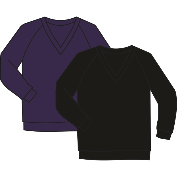 Knitted V-Neck Jumper