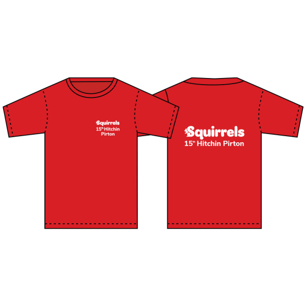 15th Hitchin Pirton Scouts - Squirrels T Shirt