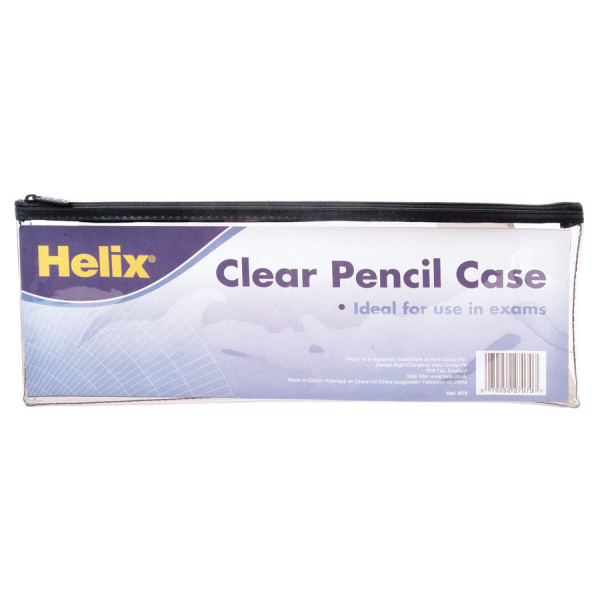 Clear Pencil Case - Large