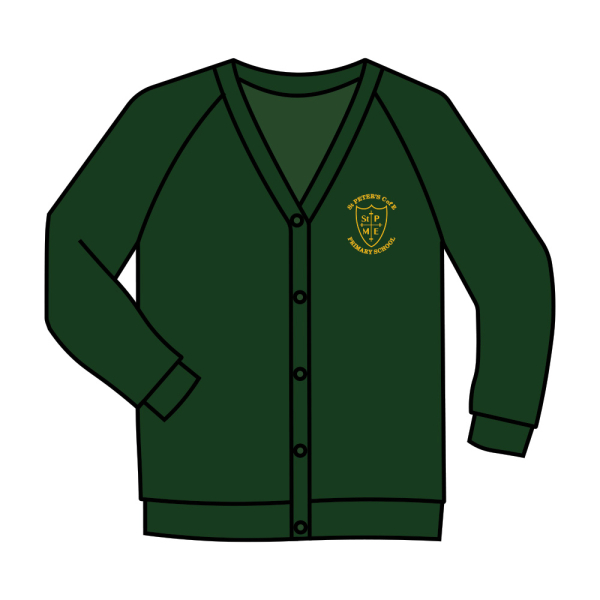 St Peters VA Primary School - *New Logo* Cardigan