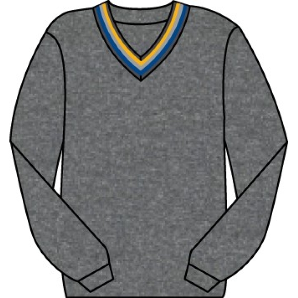 Verulam School - *Sale* V-Neck Jumper with School Trim