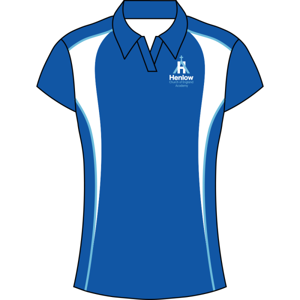 Henlow Church of England Academy - Girls Fitted PE Polo Shirt