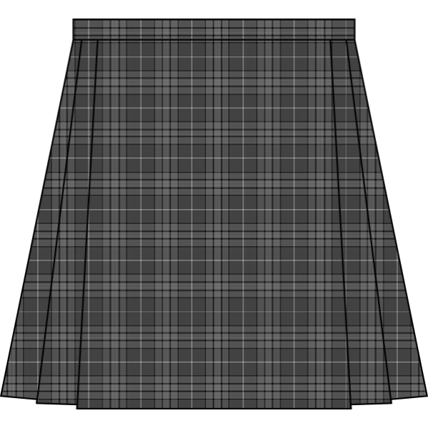 Queens School - Grey Granite School Tartan Kilt